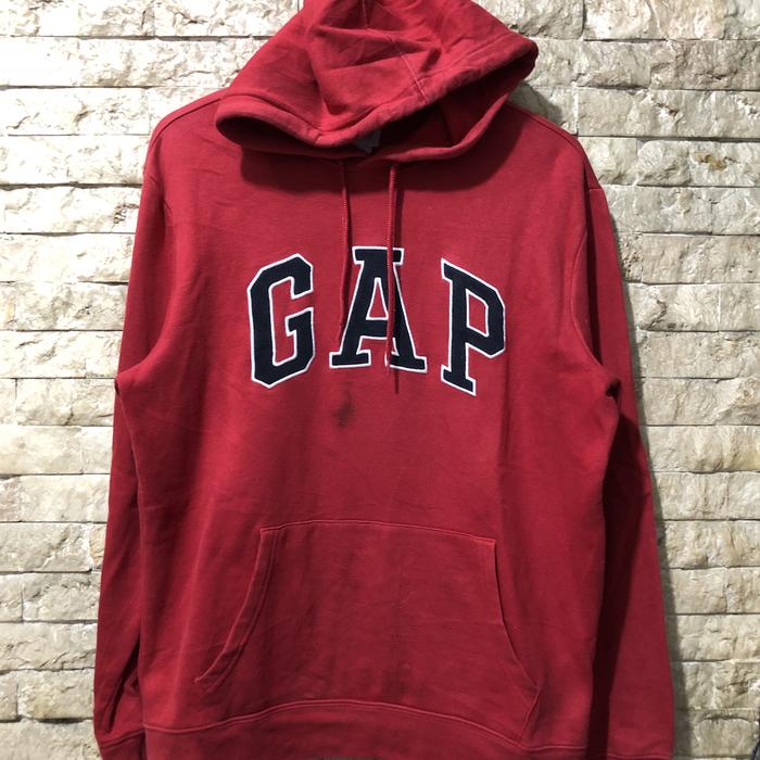 Hoodie Pria GAP Merah Original