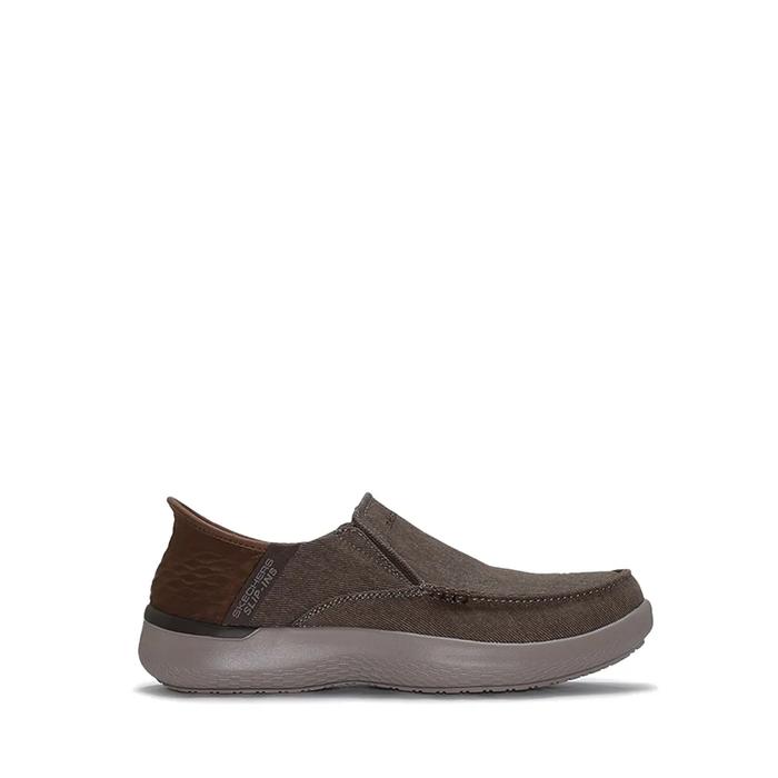Sepatu Skechers Carlin Men's Shoes- Coklat