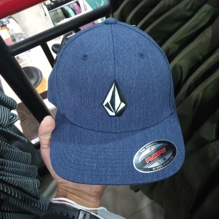 TOPI SNAPBACK FLEXFIT VOLCOM ORIGINAL NAVY