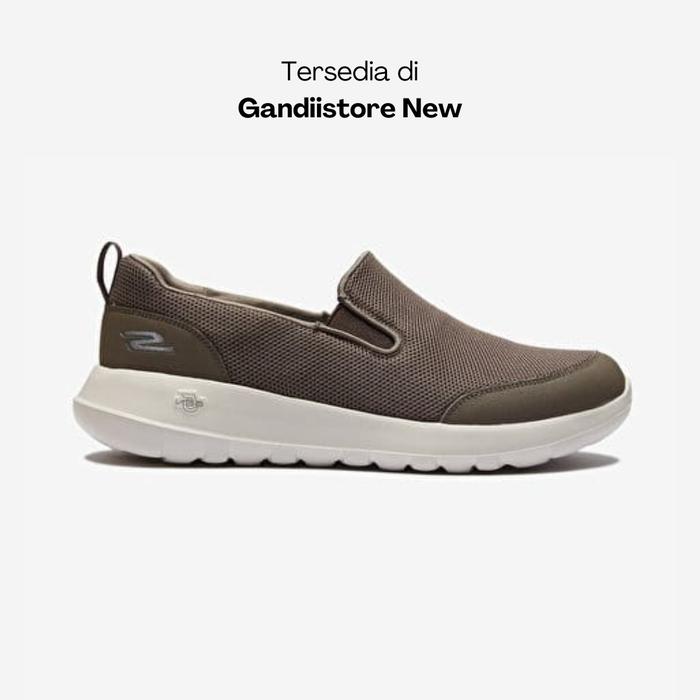 Sepatu Slip On Pria Skechers Go Walk Max Clinched 216010/KHK Khaki Men