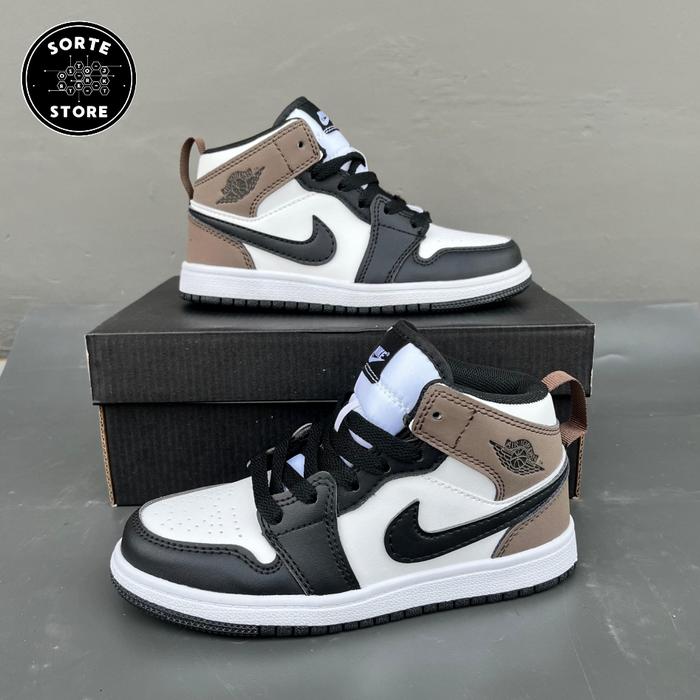 SEPATU ANAK AJ 1 HIGH DARK MOCHA