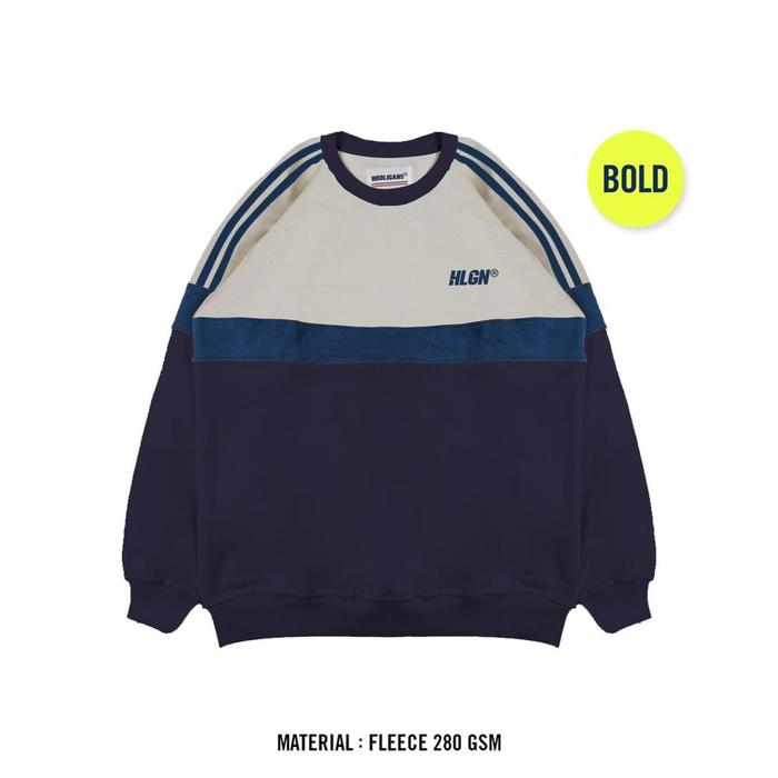 Kilat Hoolans Sweater Crewneck Puskas Lht Gray T/N