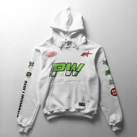 JAKET SWEATER PHILLIP WORKS FLATOUT HOODIE WHITE