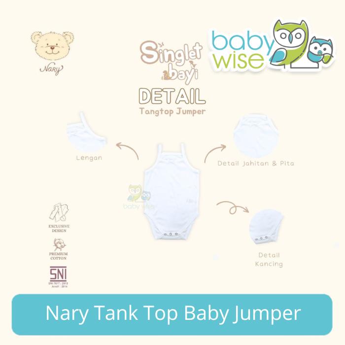 Nary Tank Top Baby Jumper - Singlet Tanktop Jumper Bayi