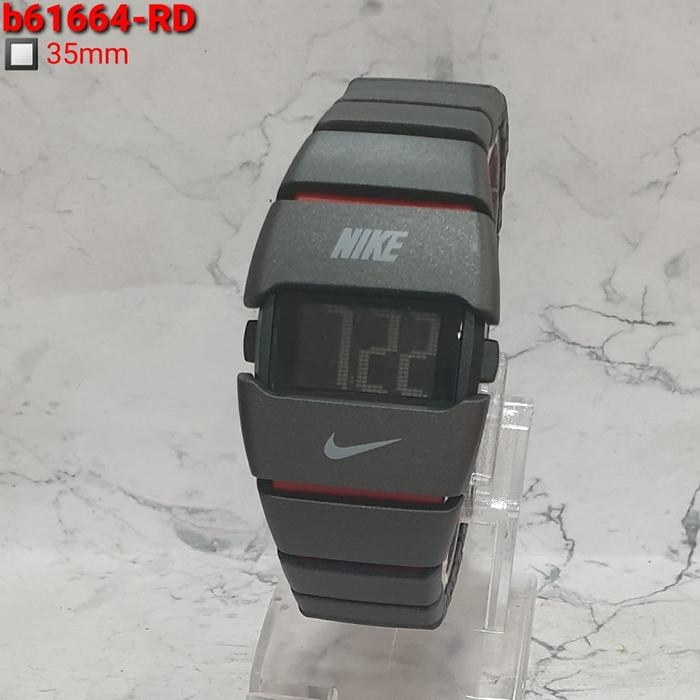 Jam Tangan Pria NIKE Original Digital Rantai Stainless Steel