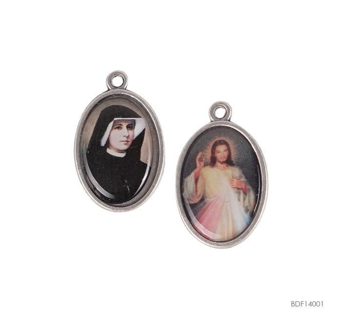 Bandul Yesus Kerahiman Ilahi / St. Faustina Rohani Katolik