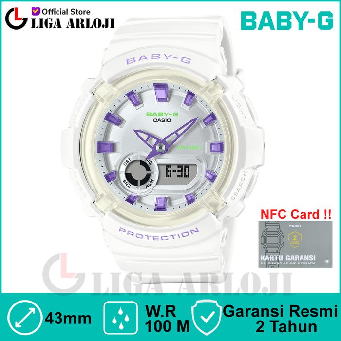 Casio BABY-G BGA-280DN-7ADR Jam Tangan Wanita BABYG BGA280 BGA-280DN-7 BGA 280DN 7ADR Double Time