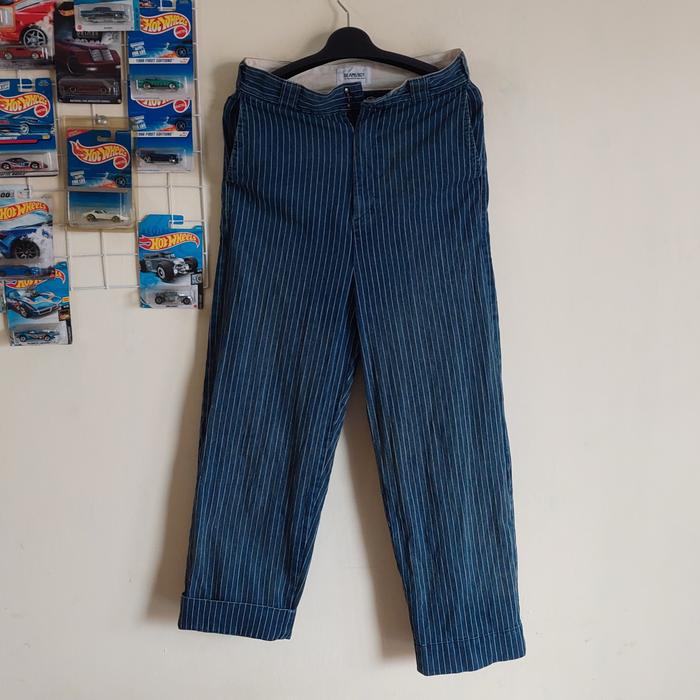 Beams boy indigo hickory size 30an not kapital visvim palace stussy issey miyake arcteryx carhartt w