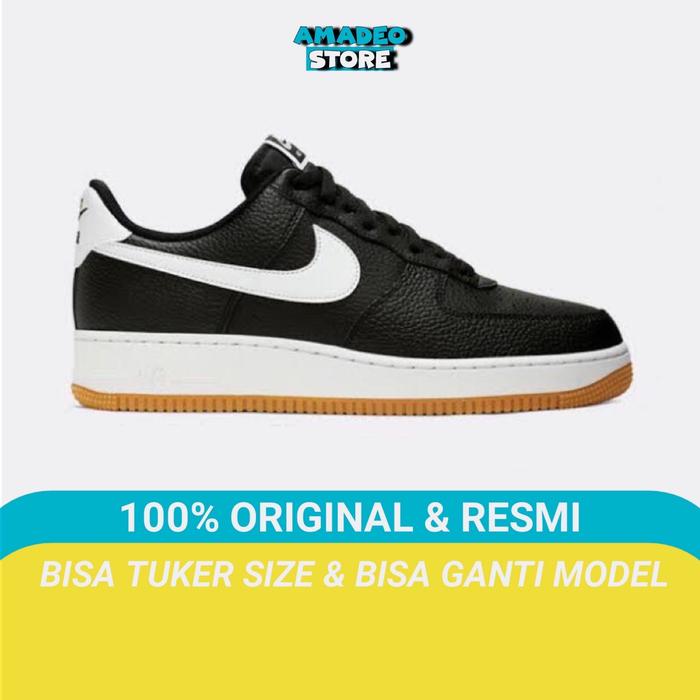Nike Air Force 1 Black White Gum Original Bnib