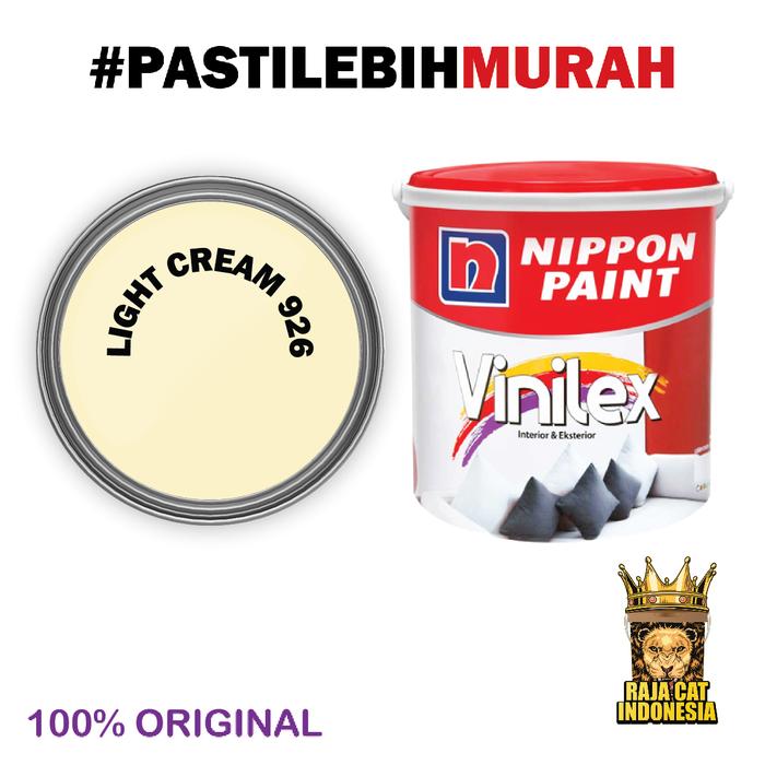 CAT TEMBOK INTERIOR NIPPON VINILEX INTERIOR TINTING ( LIGHT CREAM ) 25 KG | KEMASAN PAIL