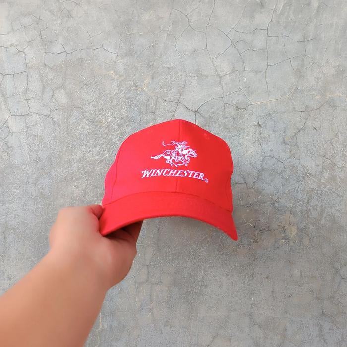 Topi Caps Unisex Pria Wanita WINCHESTER Merah Original KC Caps