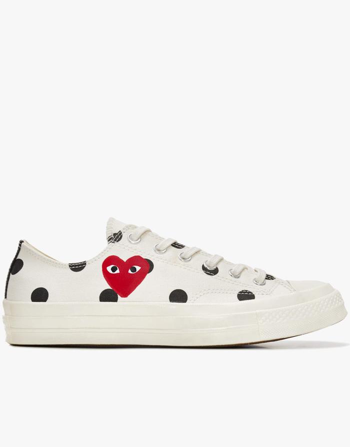 Converse 70s x CDG Low Polkadot White