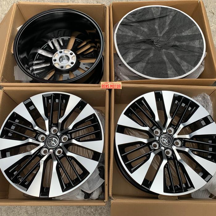 Velg 18 model alphard vellfire agh30 transformer , cocok upgrade innova crv xtrail dll pcd 5x114