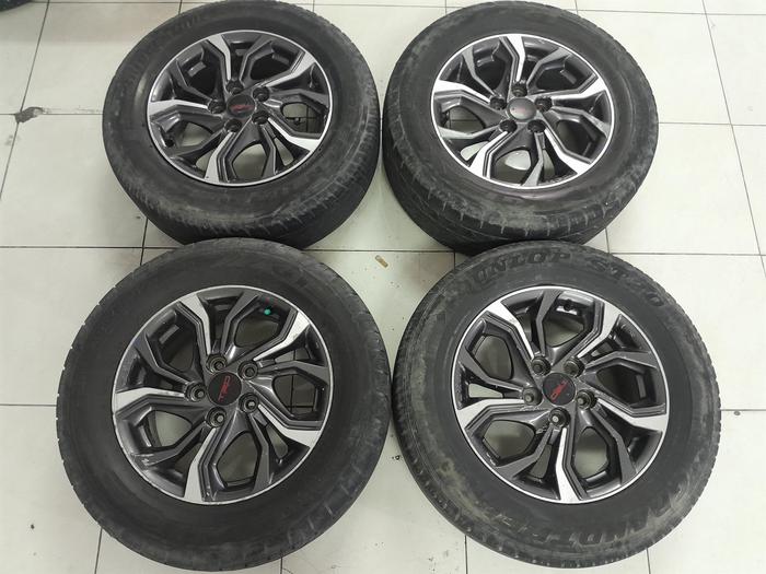 Velg Second ORIGINAL RUSH TRD Ring 16 Lubang 5x114 + ban bonus cocok RUSH INNOVA DLL kondisi oke