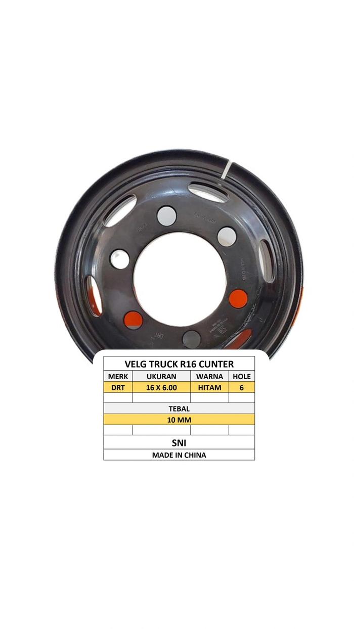 Velg Truck , Velg Canter R16 , Canter , Isuzu , R16 , H6