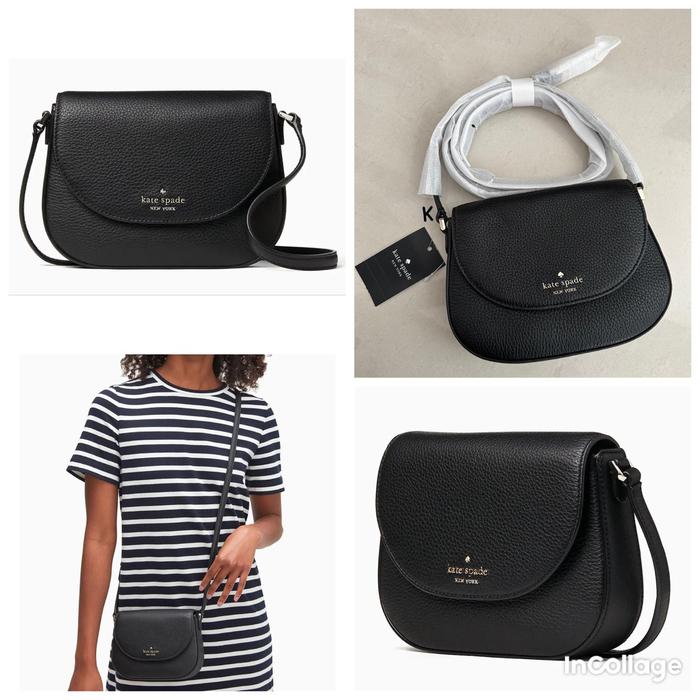 ks leila flap bag crossbody black
