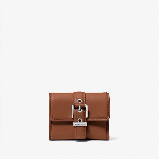 MICHAEL MICHAEL KORS Dompet Lipat Tiga Kulit Kecil Colby - Luggage