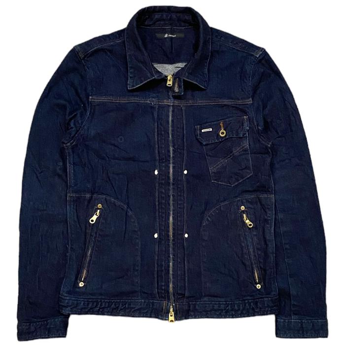 John Bull Japan Denim Buckle Back Trucker Jacket