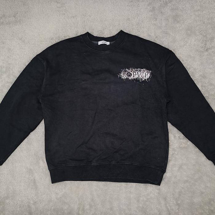 Loewe Crewneck Sweater smiley black Original
