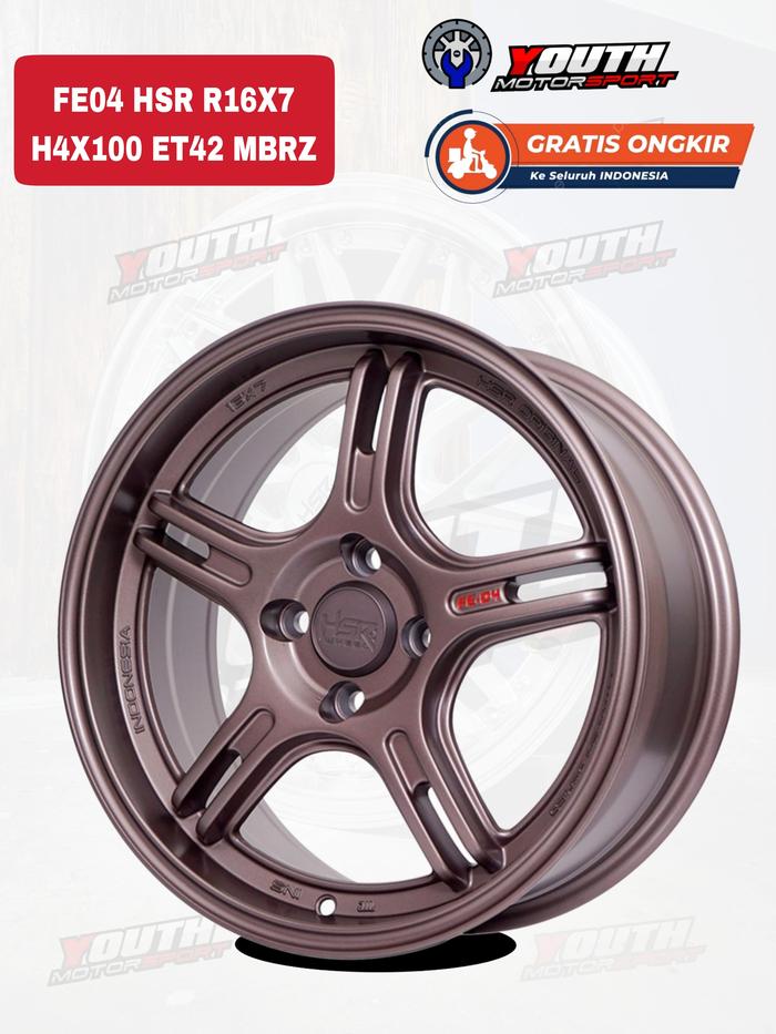 Velg 16 fe04 hsr series fitra eri cocok untuk jazz,swift,yaris,ignis