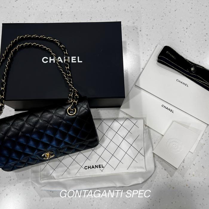 CHANEL CLASSIC 11.12 MEDIUM FLAP BAG GRAINED CALFSKIN