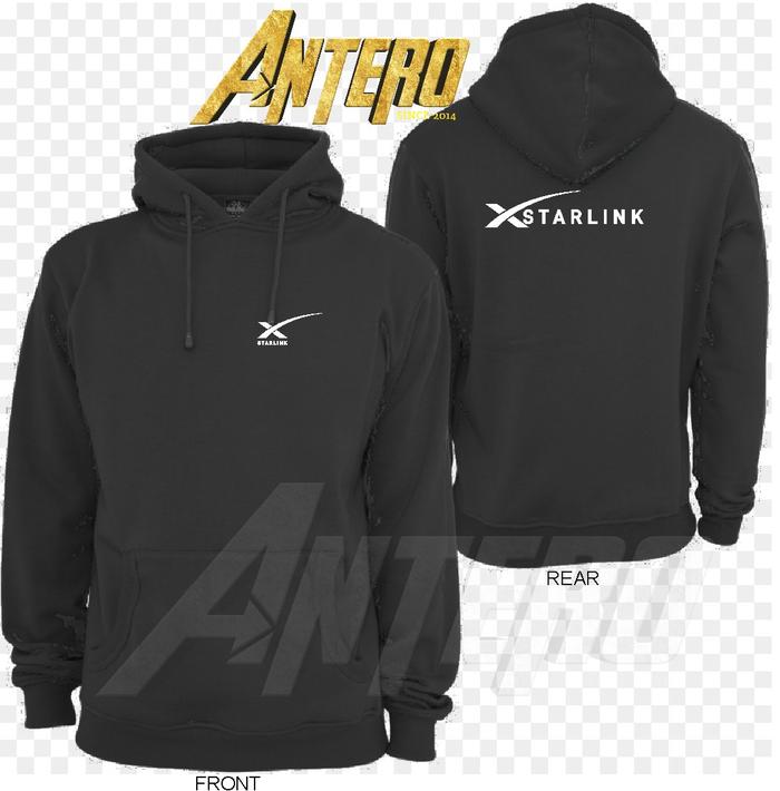 Jaket oblong hoodie provider komunikasi  internet starlink Indonesia