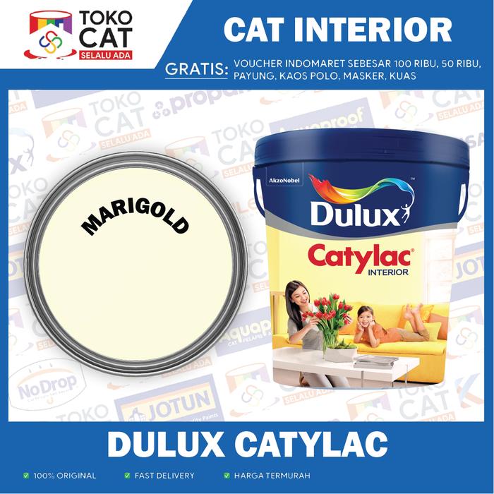 Cat Tembok Interior | Dulux Catylac Tinting 5Kg | Kemasan Galon