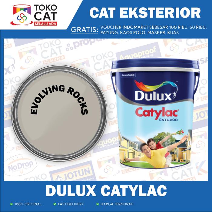 CAT EKSTERIOR | DULUX CATYLAC EKSTERIOR ( EVOLVING ROCKS ) 25 KG | KEMASAN PAIL