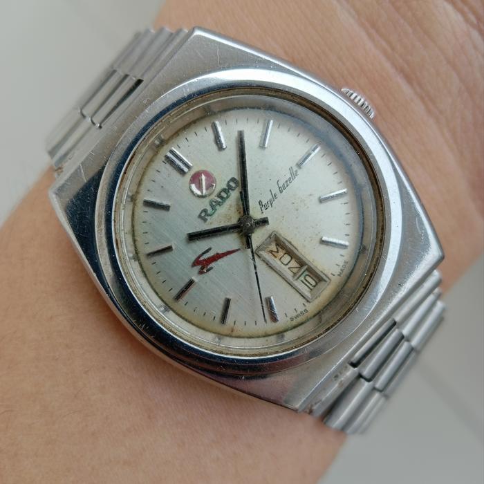 jam rado purple gazelle automatic original