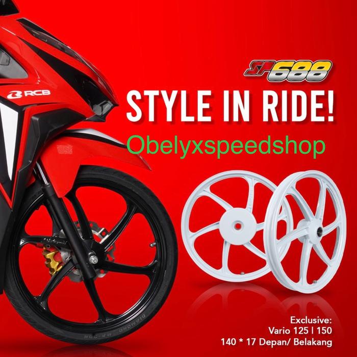 Velg RCB SP688 Palang 6 Ring 17 Vario 125 Vario 150