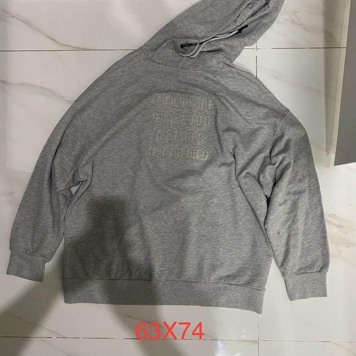 oysho hoodie Wanita Original Abu Lengan Panjang Sweater Cewek