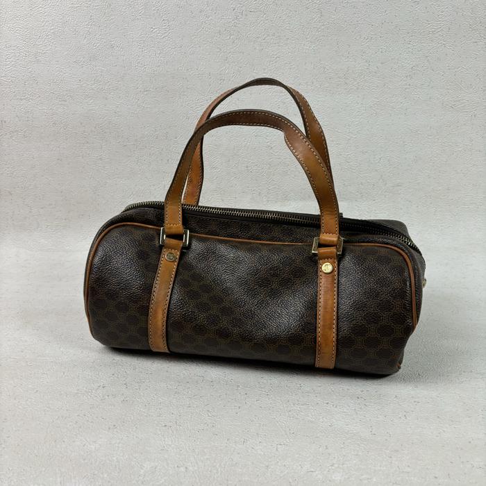Celine Vintage Macadam Cylinder Bag