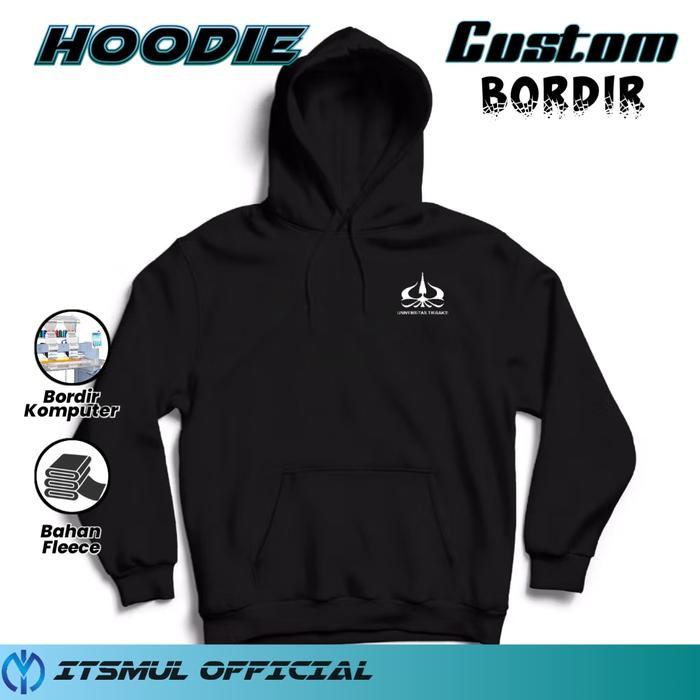 Jaket Hoodie Universitas Trisakti Bordir