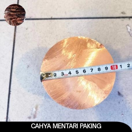 as tembaga diameter 100 mm x panjang 100 mm / as rod tembaga