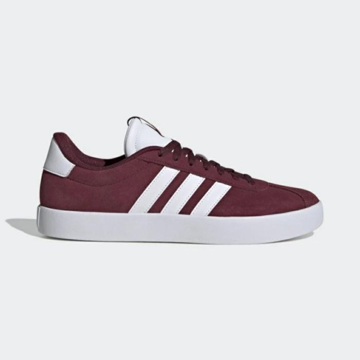 sepatu sneakers adidas vl court 3.0 maroon IH4457 original