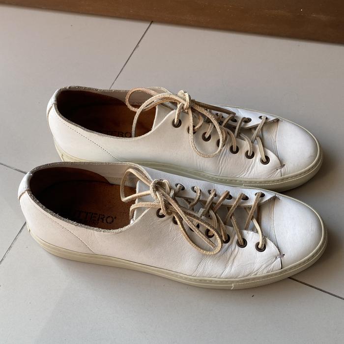 Buttero Tanino Leather Sneakers White size 9/43/27,5cm not common projects visvim kapital redwing al