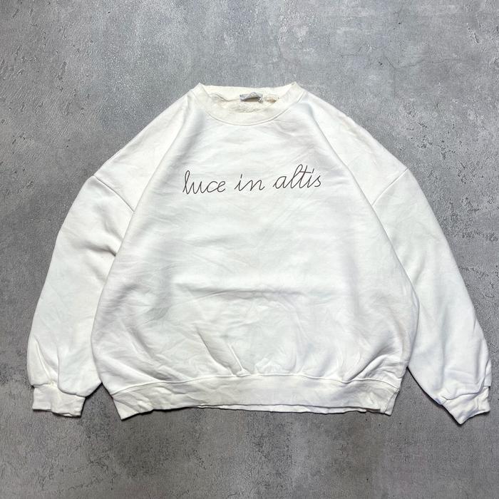 Sweater Crewneck Oversize Wanita Pigment Size M Second