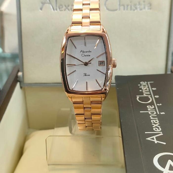Jam wanita ORIGINAL Alexandre Christie AC 2961 LD All Solid Stainless Steel