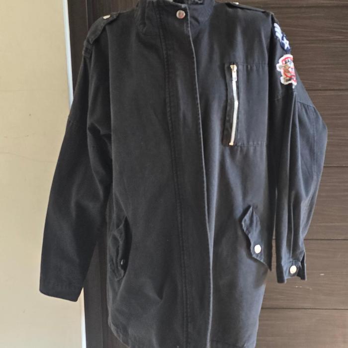 jaket hitam unisex rapid pl