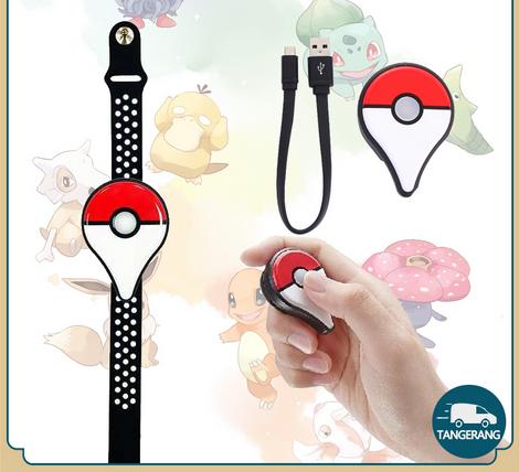 Gelang Pokemon Go Plus Otomatis manual Rechargeable