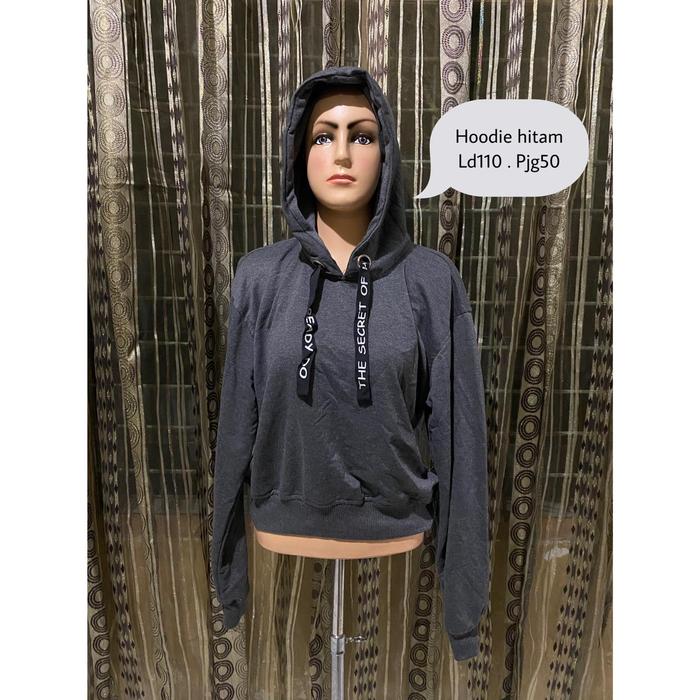 baju monja ! Hoodie hitam