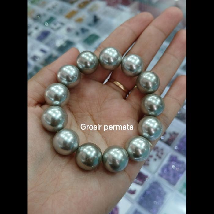 Gelang mutiara shell 14mm