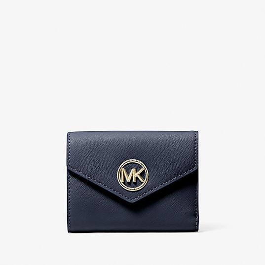 MICHAEL KORS Carmen Medium Saffiano Leather Tri-flod Envelope Wallet