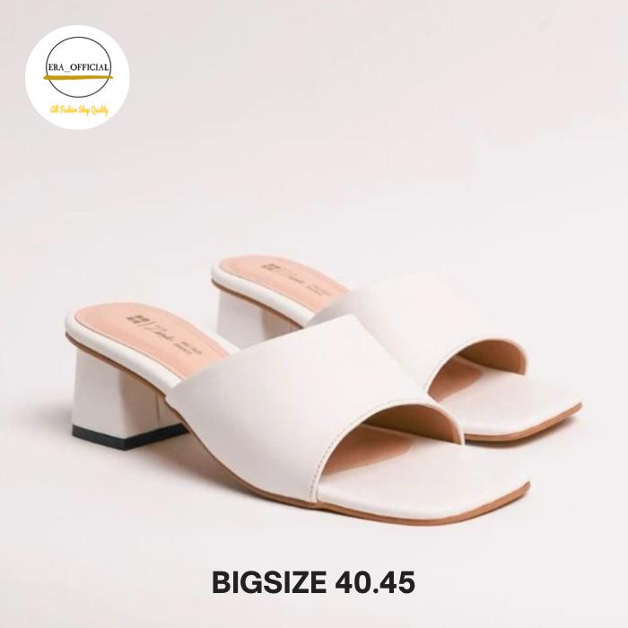 IMPOR / Sandal Wanita JUMBO 41-45 / Selop Kulit Ukuran Besar 41-45 Ori