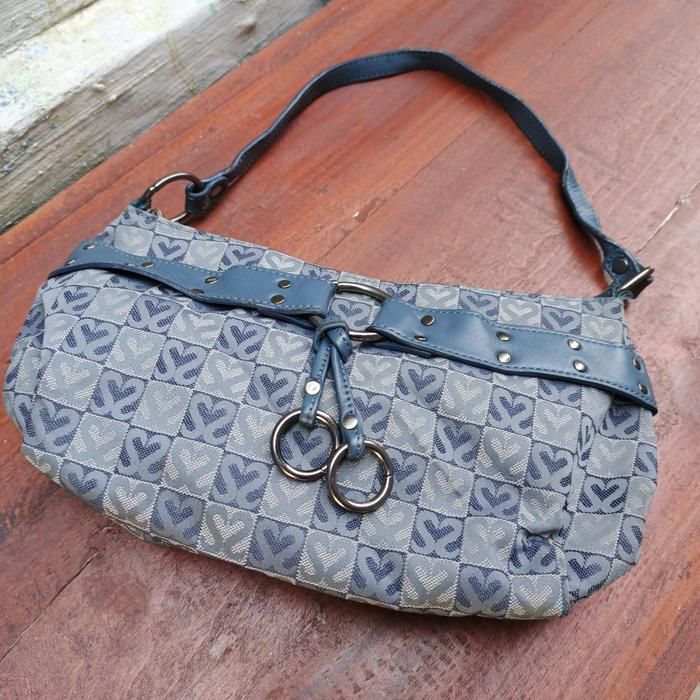 tas ketek monogram unik /kanvas mix kulit