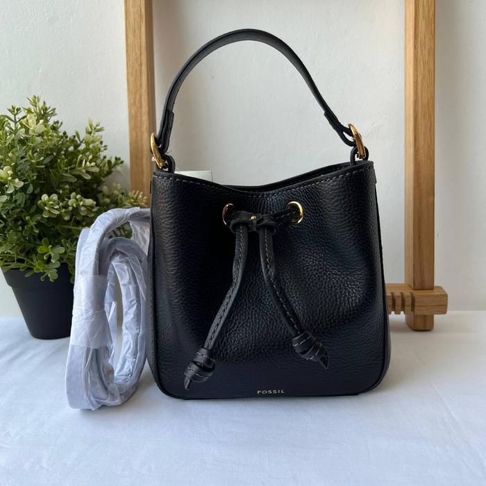 tasFossil bag Tessa Small Bucket Black