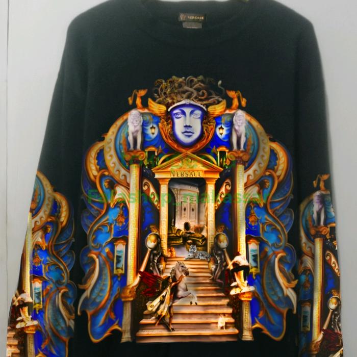 crewneck versace barocco sweat shirt