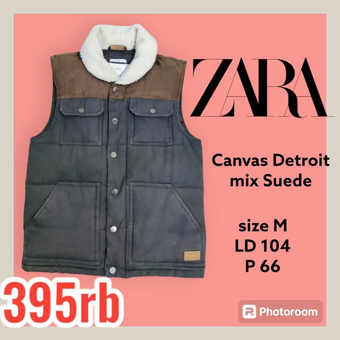 VEST ROMPI ZARA MAN.... tebal mewah like carhartt