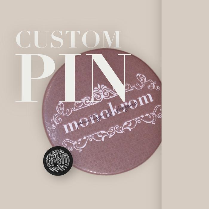 Custom PIN (BAHAN ART PAPER 150 + LAMINASI)