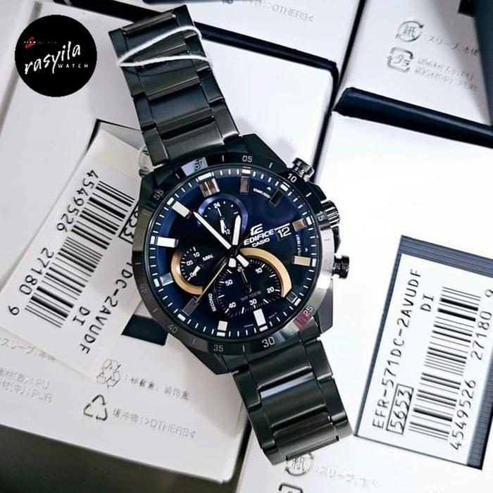 Casio Edifice EFR-571DC / EFR571DC - 2AVUDF / 2A Navy Dark Grey